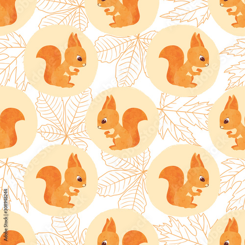 Seamless polka dot pattern ...