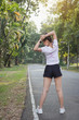 © Anek - Asian women exercising at the park