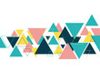 Geometric triangle shape.  Abstract background.  Graphic banner and advertising design layout.