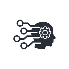Smart Electronics. Potential development.Vector icon isolated on white background.