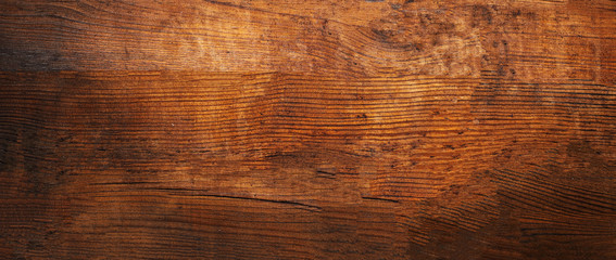 Wall Mural - Old brown bark wood texture. Natural wooden background.or cutting board.