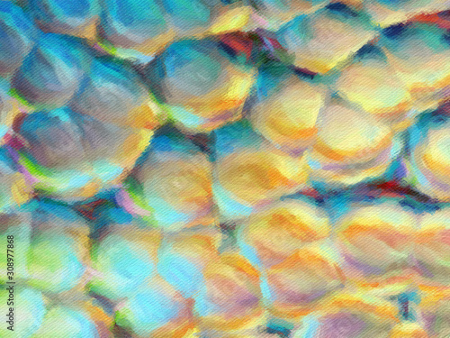 Abstract watercolor texture background. Oil painting style