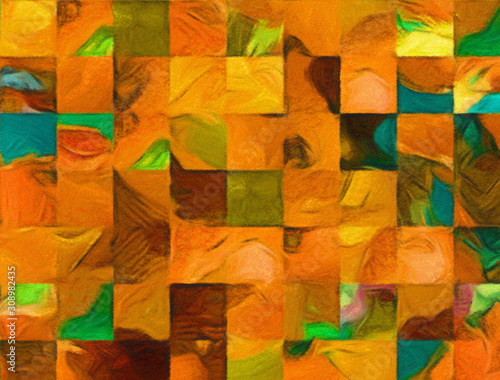 Abstract watercolor texture background. Oil painting style. Good for banner, ...