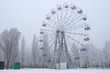 ferris wheel in a winter park