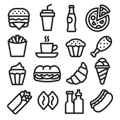 fast food icons