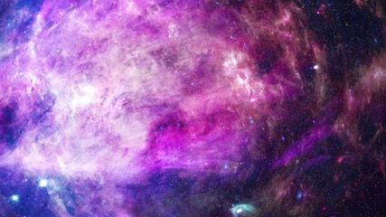 Wall Mural - Animation view to travelling across the universe in moving