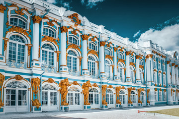 Wall Mural - Katherine's Palace hall in Tsarskoe Selo (Pushkin).