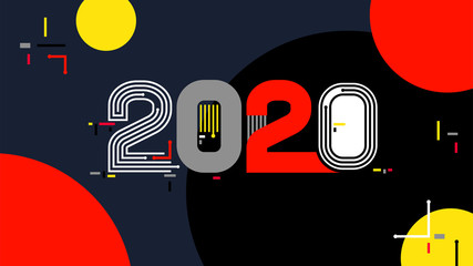 2020 graphic text number technology