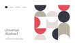 Abstract Geometric Web Banner