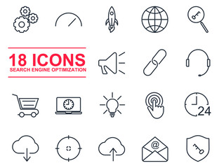 Poster - Support service set icon template color editable. Support service pack symbol vector sign isolated on white background icons vector illustration for graphic and web design.