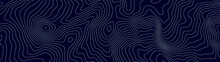 Topographic Map Lines Background. Abstract Vector Illustration.