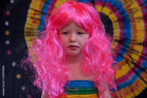 rainbow color dress for boy