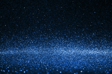 soft image abstract bokeh dark blue,navy blue with light background.blue,black color night light ele