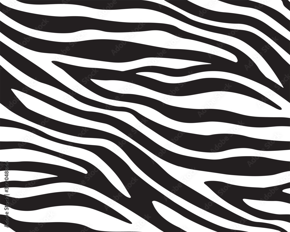 Full seamless wallpaper for zebra and tiger stripes animal skin pattern ...