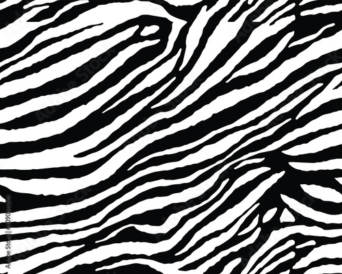 Dekoracja na wymiar  pelna-bezszwowa-tapeta-na-wzor-skory-zwierzecej-w-paski-zebry-i-tygrysa-czarno-bialy-wzor