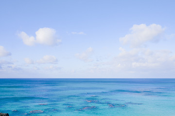 sea and blue sky