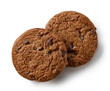 two chocolate cookies
