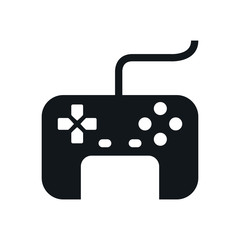 Canvas Print - video game control handle icon