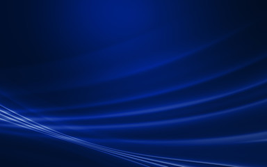 Dark abstract background with neon lines, glow. Blue blurred background, light effects.