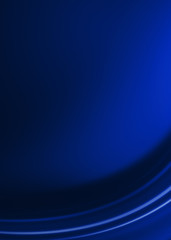 Leinwandbilder - Dark abstract background with neon lines, glow. Blue blurred background, light effects.