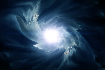 Wall Mural - whirlwind in the clouds