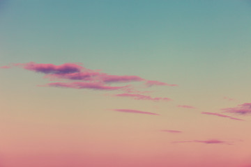 Wall Mural - beautiful pink clouds background image