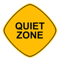 Wall Mural - quiet zone sign