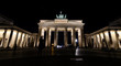 Branderburg gate in Berlin at night