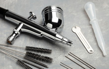 Airbrush Cleaning. Brushes And Other Airbrush Cleaning Tools