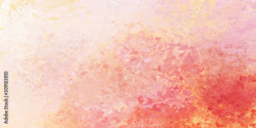 Background 優しい色合いの背景イラスト オレンジ ピンク アブストラクト テクスチャ グランジ ウォーターカラー パステルカラー Orange Pink Abstract Grunge Texture Water Color Stock Illustration Adobe Stock