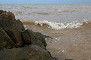 rocks on the beach