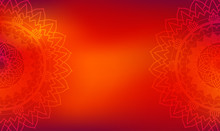 Background Theme With Mandala Patterns