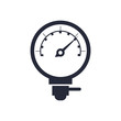 car pressure gauge assembly piece flat icon