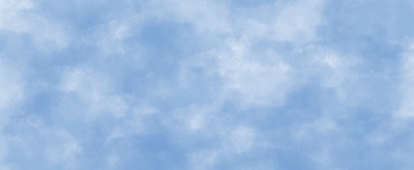 Wall Mural - light blue watercolor background hand-drawn with copy space for text or image