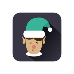 Poster - cute santa helper christmas character