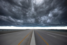 Road Under Stormy Sky