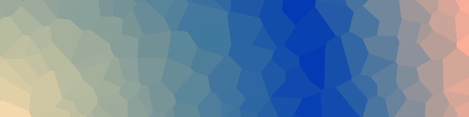Classic Blue Abstract trianglify Generative Art background illustration