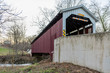 Baumgardner's Mill Covered Bridge Spanning Pequea Creek in Lancaster County, Pennsylvania