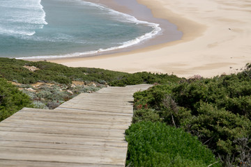 walking track to beach