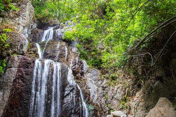 Sos Molinos Waterfalls - 30 meters heigh waterfall on Sardinia