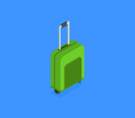 Sticker - isometric travel suitcase