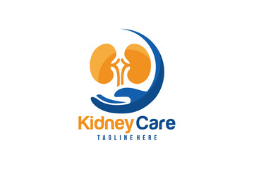 kidney care logo icon vector isolated