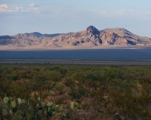 view of desert mountains