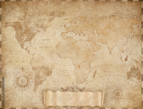 Vintage world map based on ...