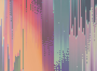 Wall Mural - pixels retro concept texture