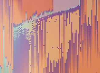 Wall Mural - pixels retro concept texture