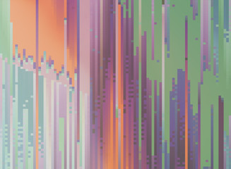 Wall Mural - pixels retro concept texture
