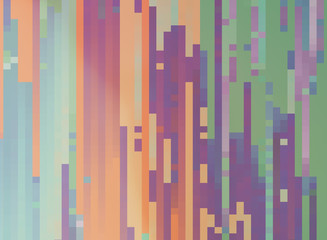 Wall Mural - pixels retro concept texture