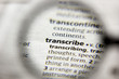 The word or phrase Transcribe in a dictionary.