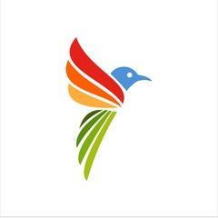 Sticker - bird logo modern vector graphic